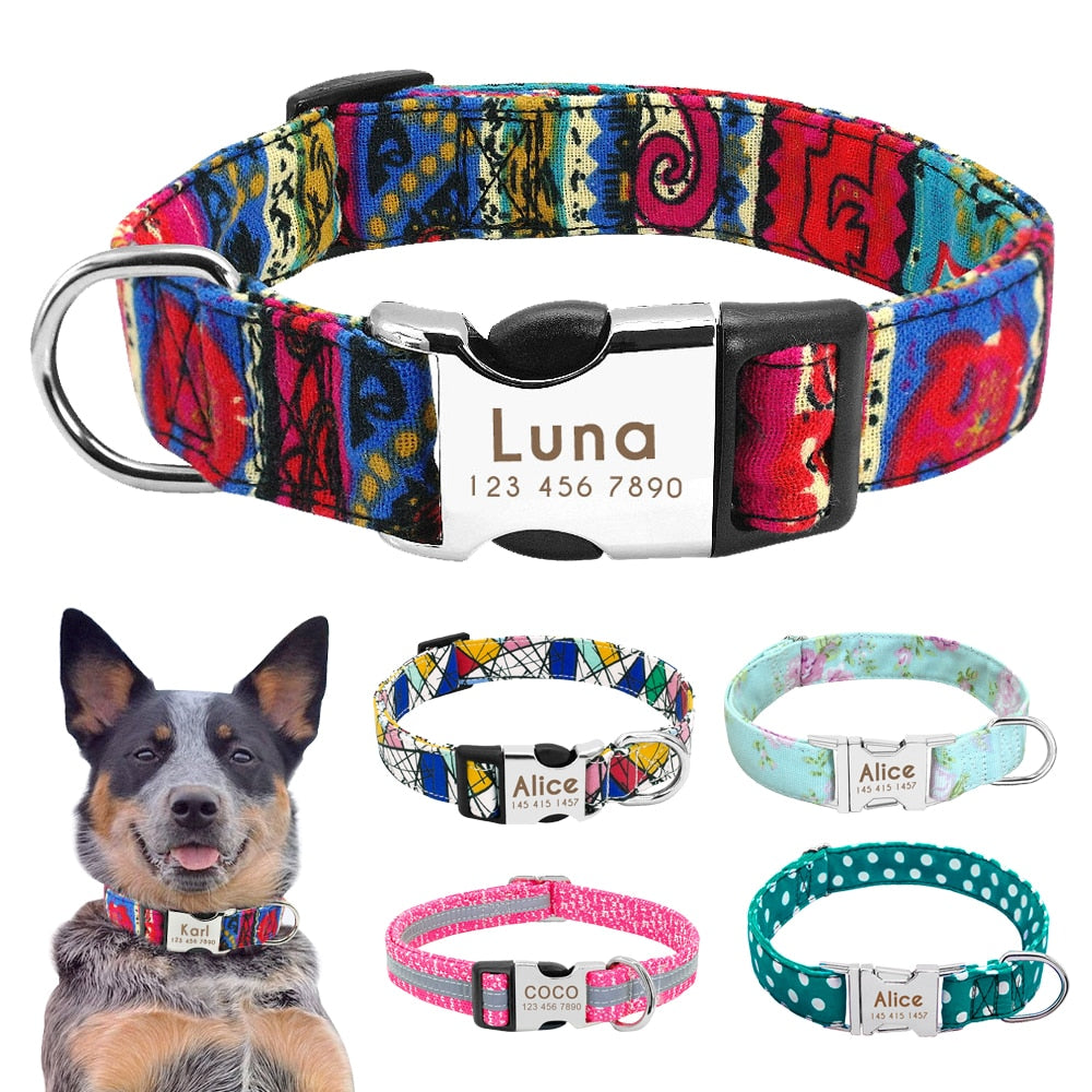 Customizable dog collar